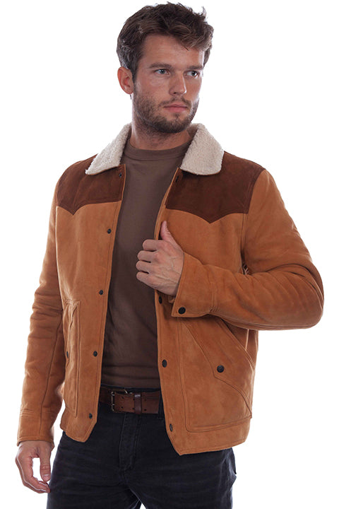 Scully Men's Two-Toned Suede Coat