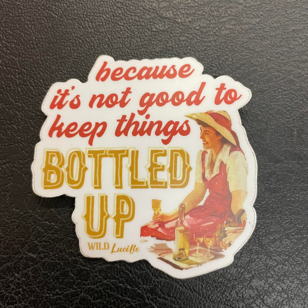 Bottled Up Decal Sticker