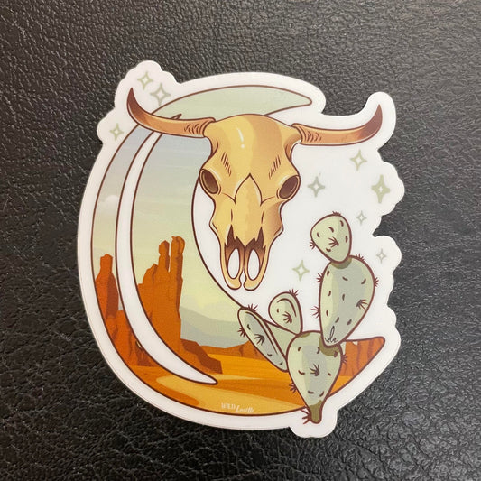Desert Moon Decal Sticker