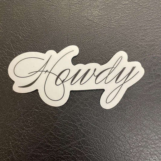 Howdy Decal Sticker