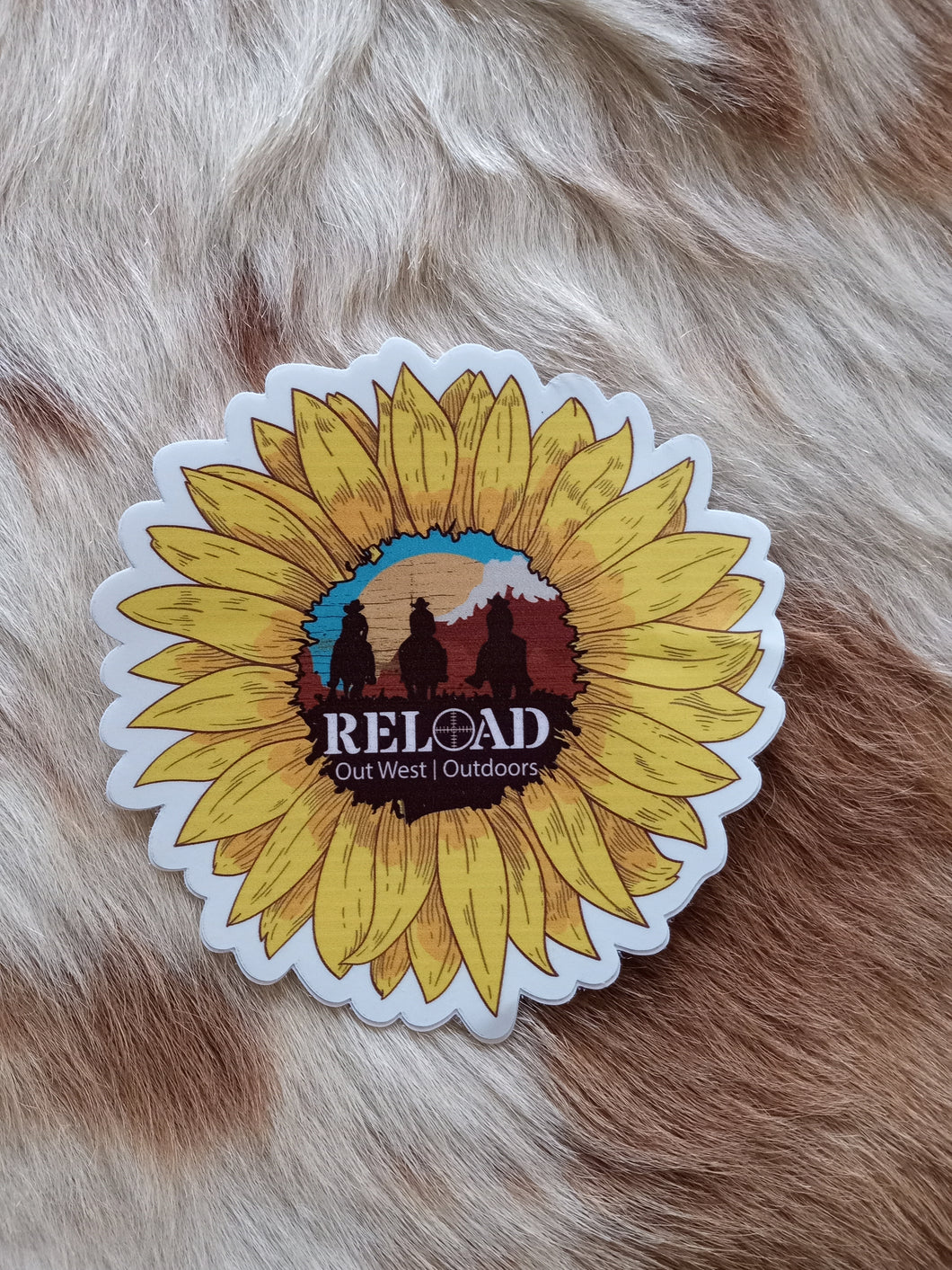 RELOAD Sunflower Logo Decal Sticker