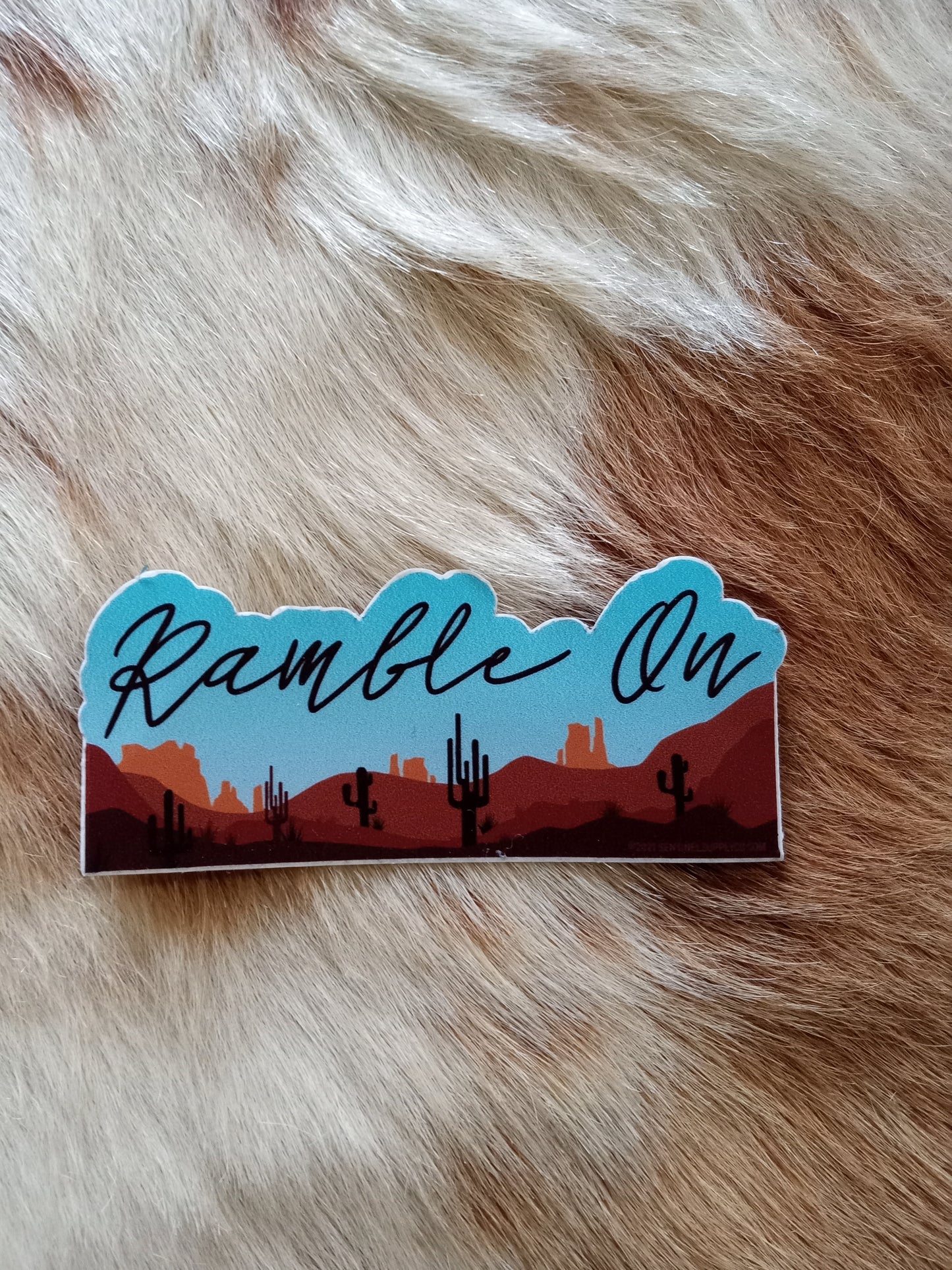 Ramble On Decal Sticker