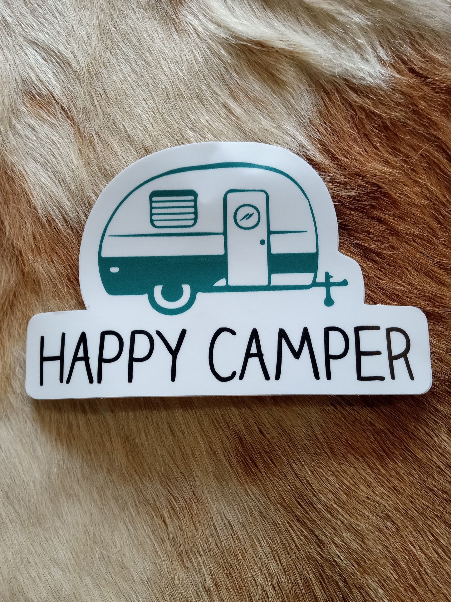 Happy Camper Decal Sticker