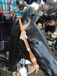 Valakarie Equine Simple Ear Silver Plated Headstall