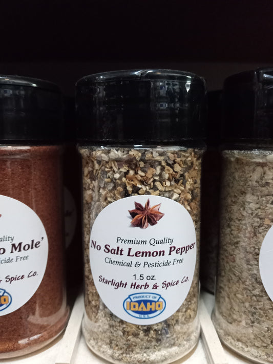 Starlight Herbs: NO SALT Lemon Pepper