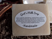 Load image into Gallery viewer, Handmade Goat&#39;s Milk Soap
