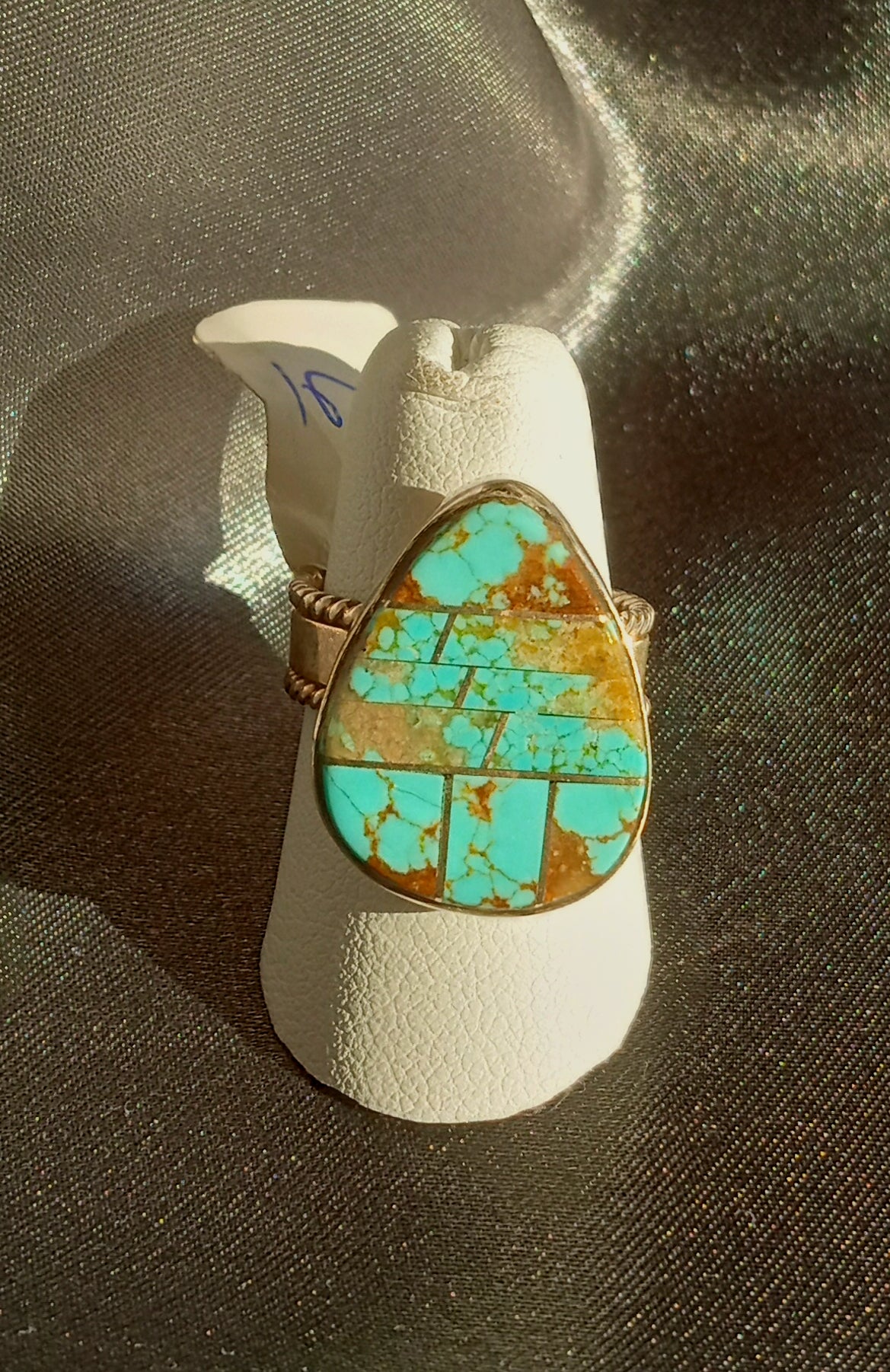 Spider Turquoise and Sterling Silver Ring
