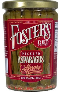 Fosters Pickled Asparagus: Red Pepper